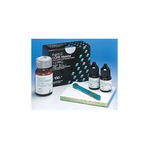GC 000183 Fuji II LC Light Cure Core Build-Up Material Dental Liquid 5 mL GC 000183 Fuji II LC Light Cure Core Build-Up Material Dental Liquid 5 mL